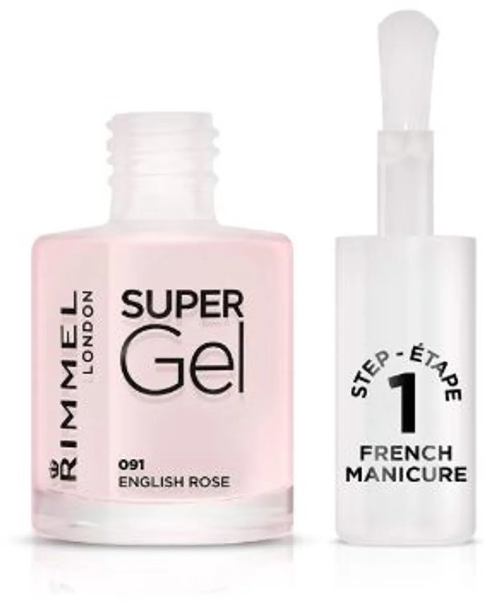 Rimmel London SuperGel French Manicure 091 English Rose - 8ml