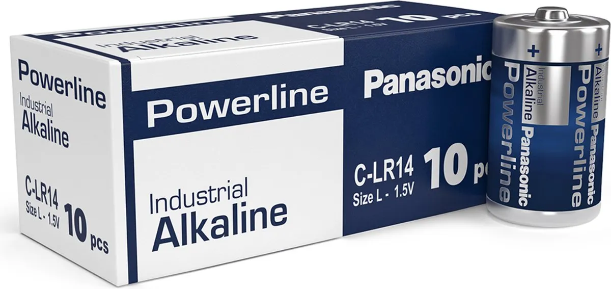 Panasonic Powerline C LR14AD Alkaline Batterijen