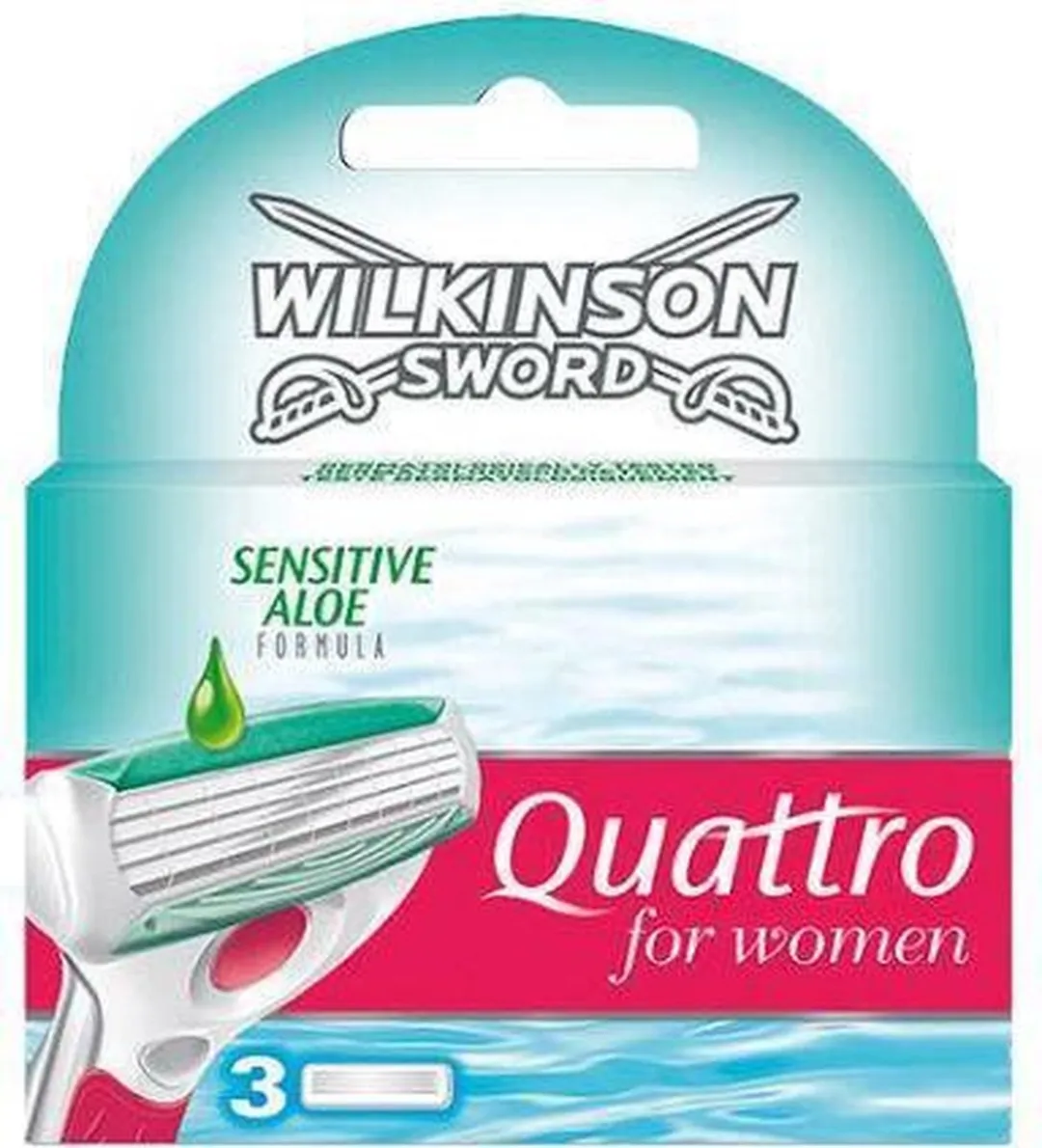 Wilkinson Quattro Woman Sensitive Mesjes