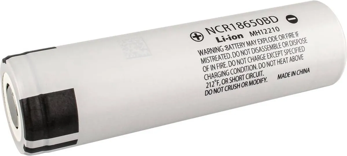 Panasonic NCR18650BD Speciale oplaadbare batterij 18650 Flat-top Li-ion 3.6 V 3200 mAh