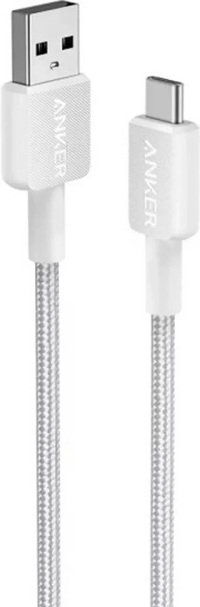Anker 322 USB-A naar USB-C Kabel 15W 0.9M Wit