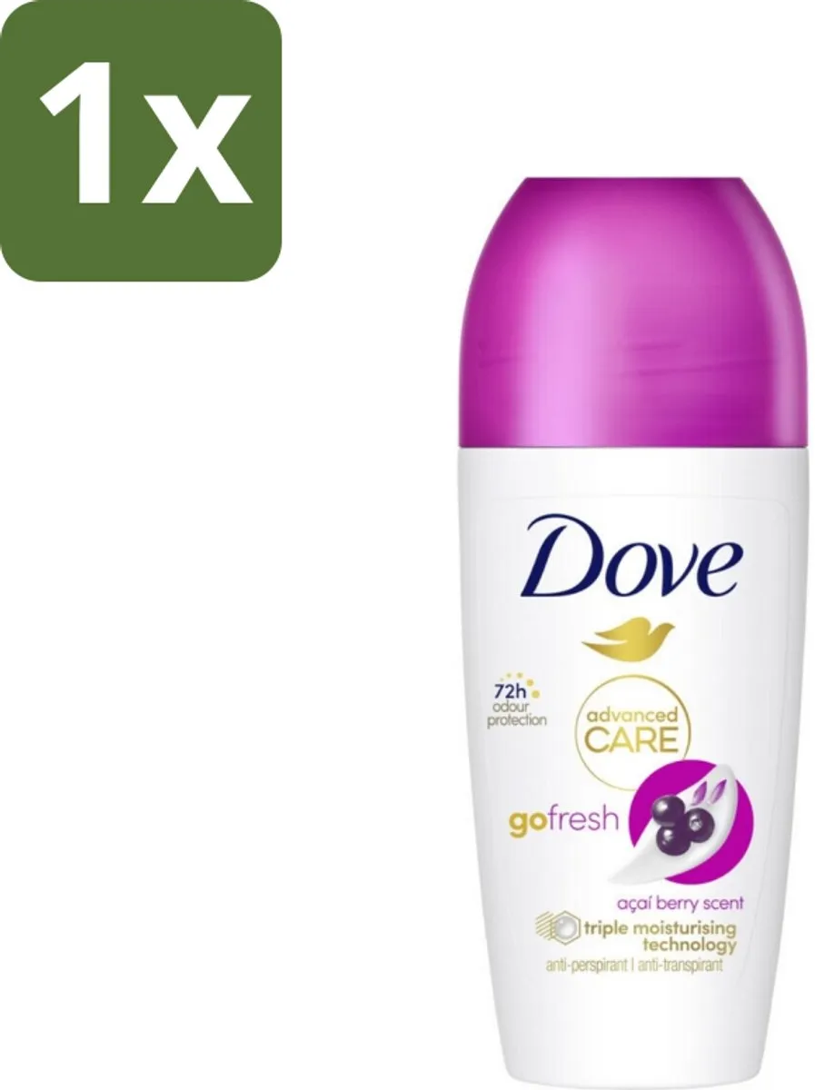 Dove Deodorant Roller - Go Fresh Açai Bes - 50 ml - 1 stuk