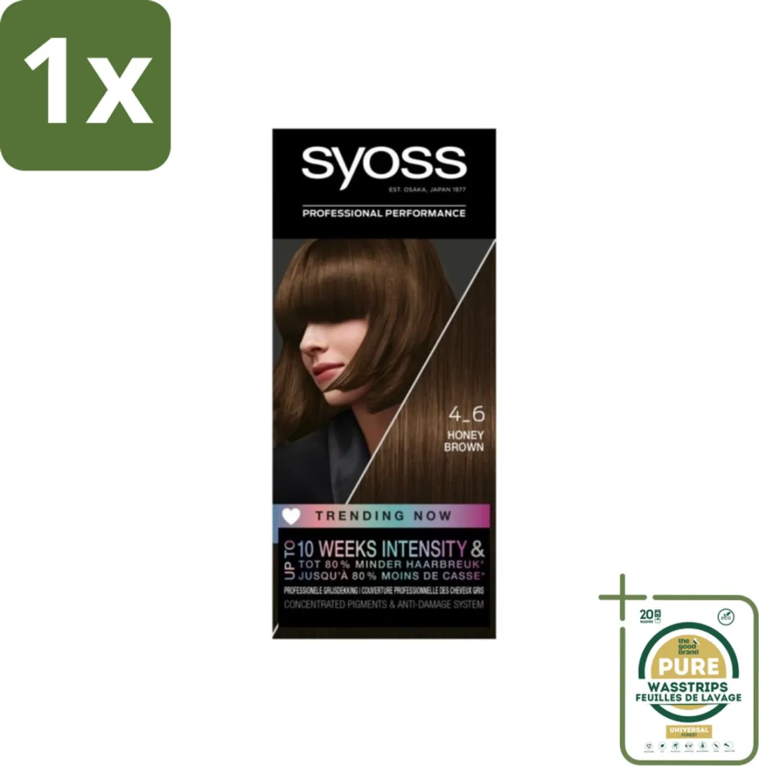 SYOSS Haarverf 4-6 Honey Brown 100ml