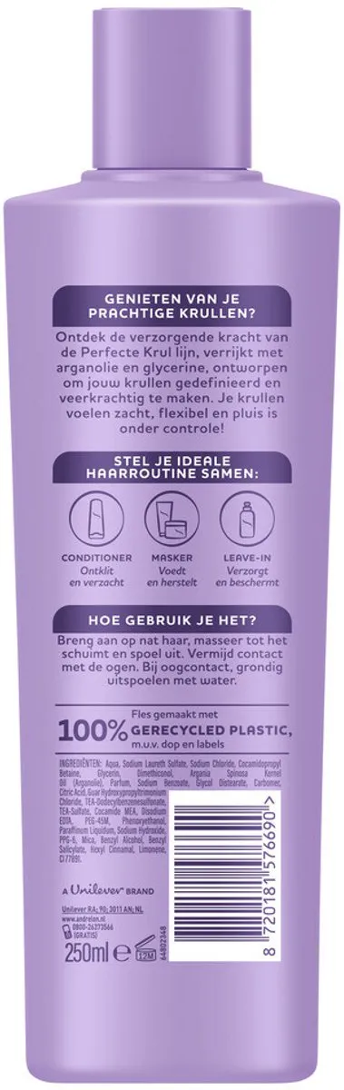 Andrélon Perfecte Krul Shampoo 250ml - 5 Stuks