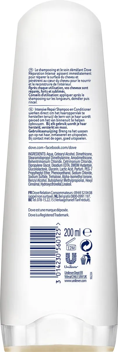 Dove Intense Repair Conditioner 200ml