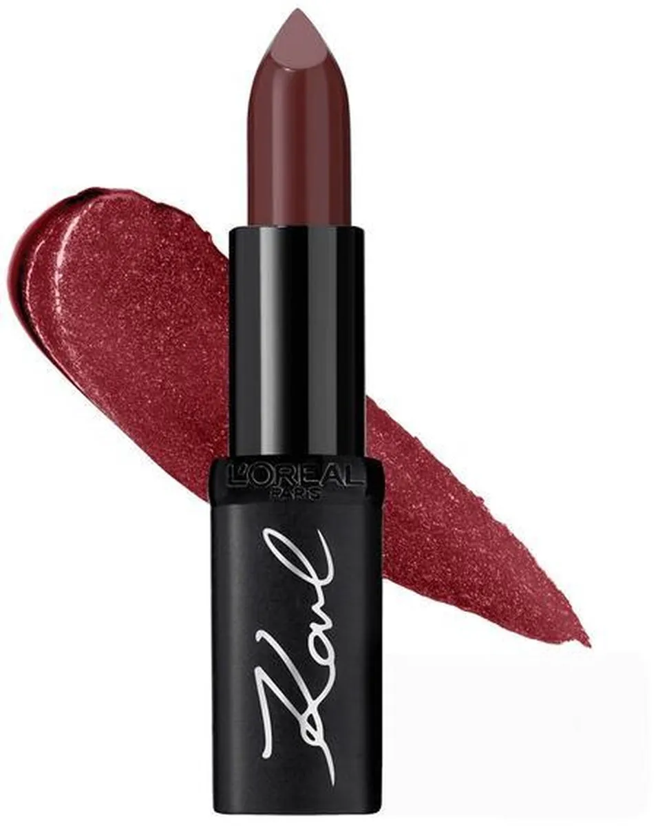 L'Oréal Paris Karl Lagerfeld Lipstick Kontrasted - Bordeauxrood
