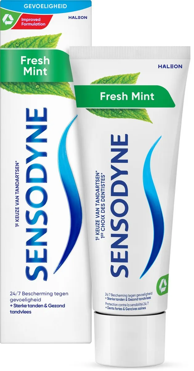Sensodyne Fresh Mint Tandpasta Gevoelige Tanden - 4x75ml