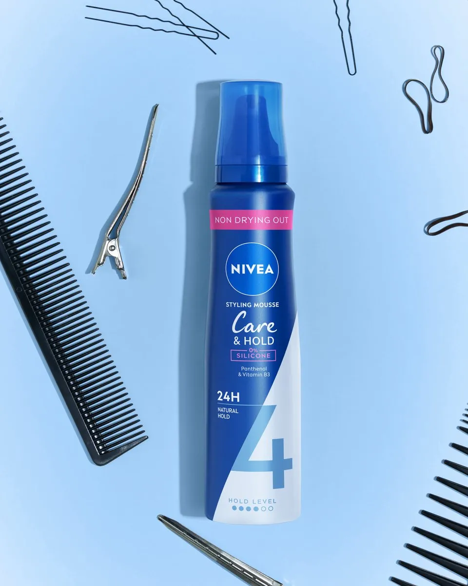 NIVEA Haarmousse Care & Hold Extra Strong - 6x150ml