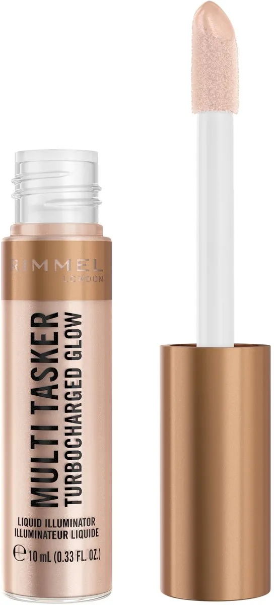 Rimmel London Multi Tasker Turbocharged Glow Liquid Illuminator 004 Chelsea Glow - 10ml