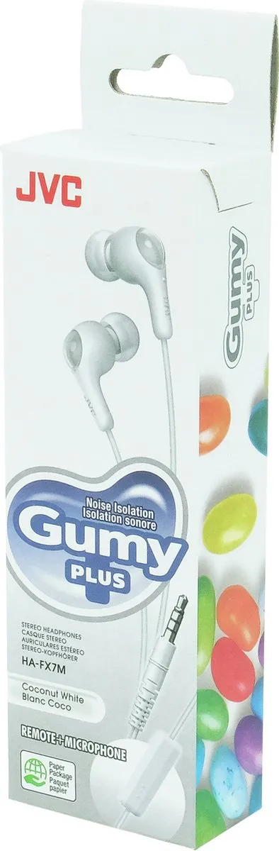 JVC HA-FX7M Oordopjes - Coconut White