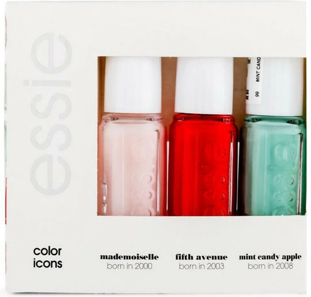 essie Color Icons Nagellak - 3x5ml - Roze/Rood/ Groen