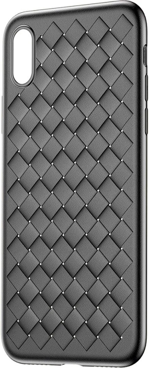 Baseus Weaving Case TPU Hoesje iPhone X/XS - Zwart