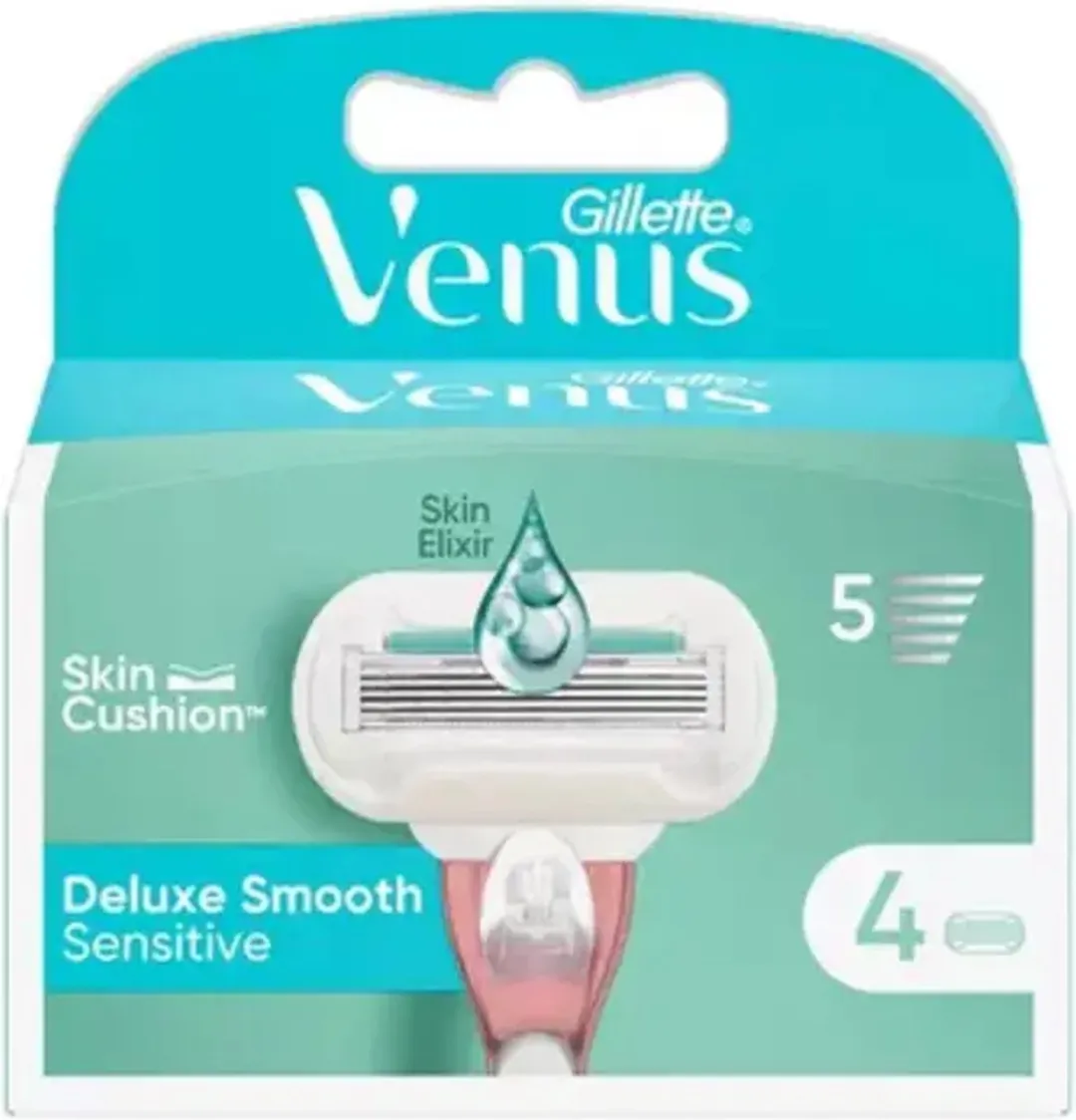 Gillette Venus Deluxe Smooth Sensitive Rasierklingen 5-delig