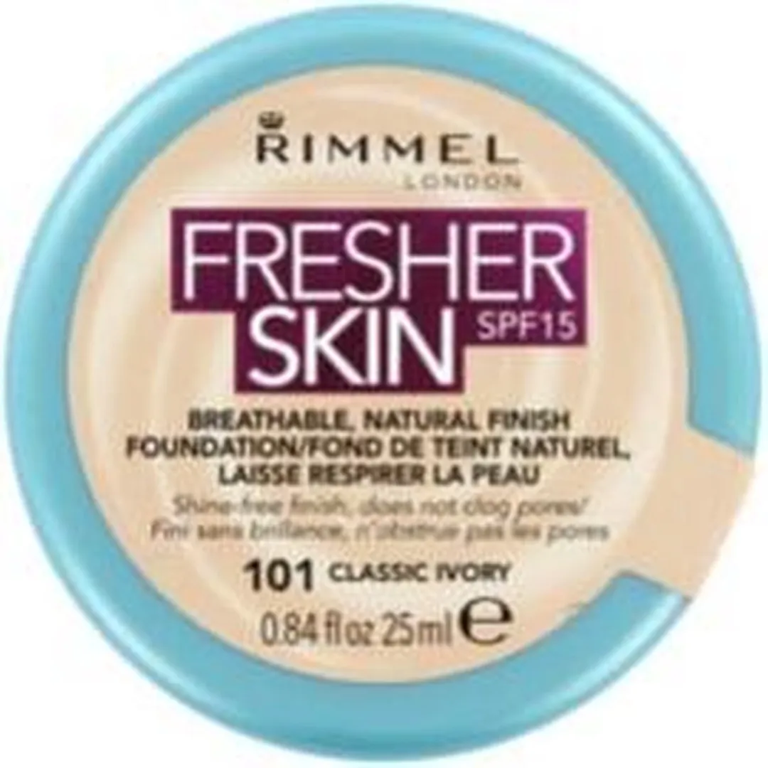 Rimmel London Fresher Skin Foundation 101 Classic Ivory - 25ml