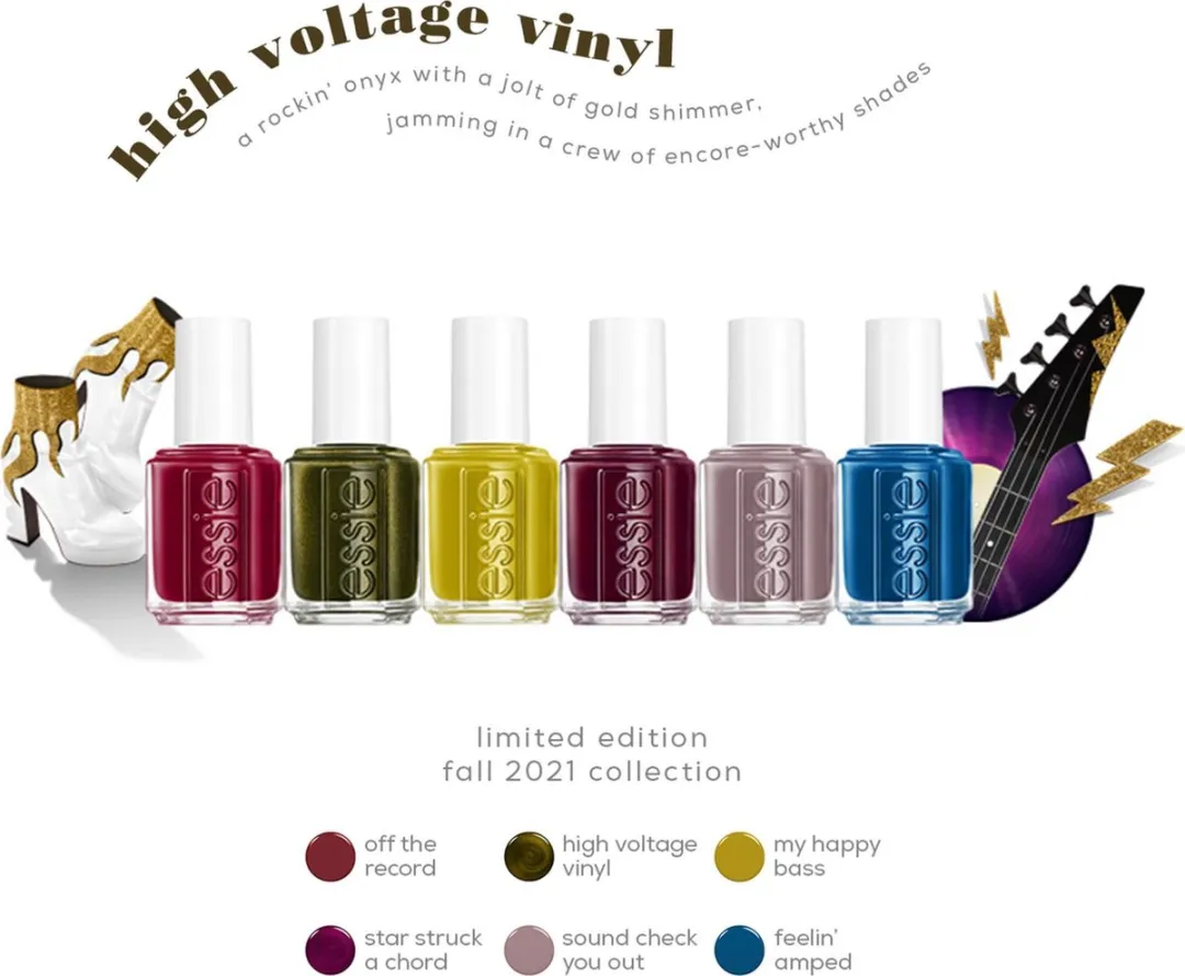 essie 808 High Voltage Groen Glitter Nagellak 13,5ml