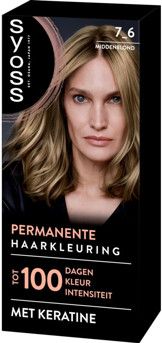 SYOSS Coloration 7-6 Middenblond Haarverf - 25 Stuks