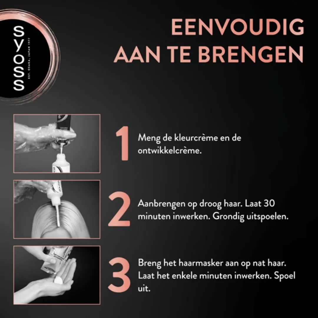 SYOSS Coloration 7-6 Middenblond Haarverf - 25 Stuks