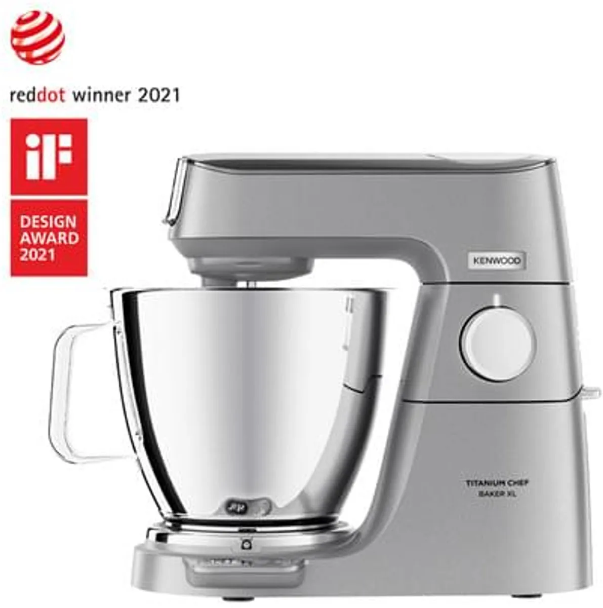 Kenwood Titanium Chef Baker XL Staande mixer 1200 W Roestvrijstaal