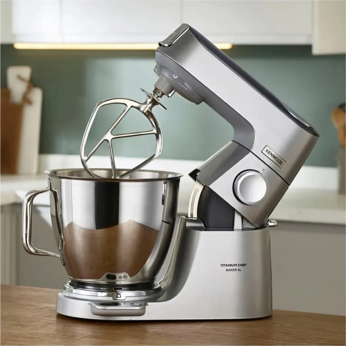 Kenwood Titanium Chef Baker XL Staande Mixer 1200W - RVS - afbeelding 6 van 6