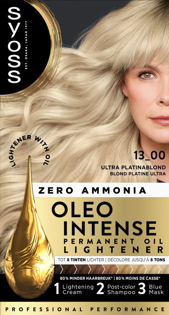 SYOSS Oleo Intense Ultra Platinablond Haarverf 115ml