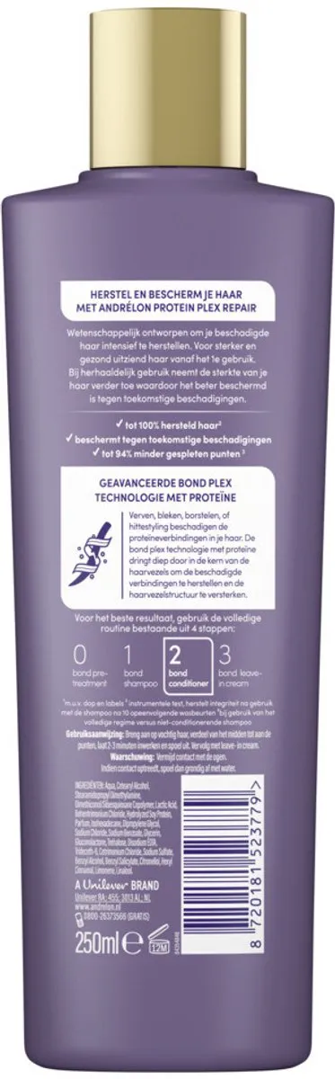 Andrélon Pro Care Protein Plex Repair Conditioner 250ml - 5 Stuks