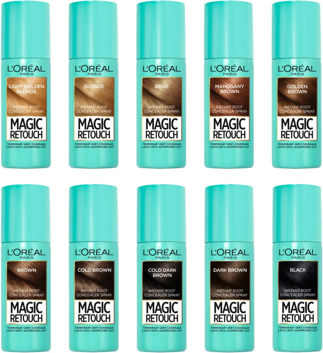 L'Oréal Paris Magic Retouch Zwart Uitgroeispray 75ml
