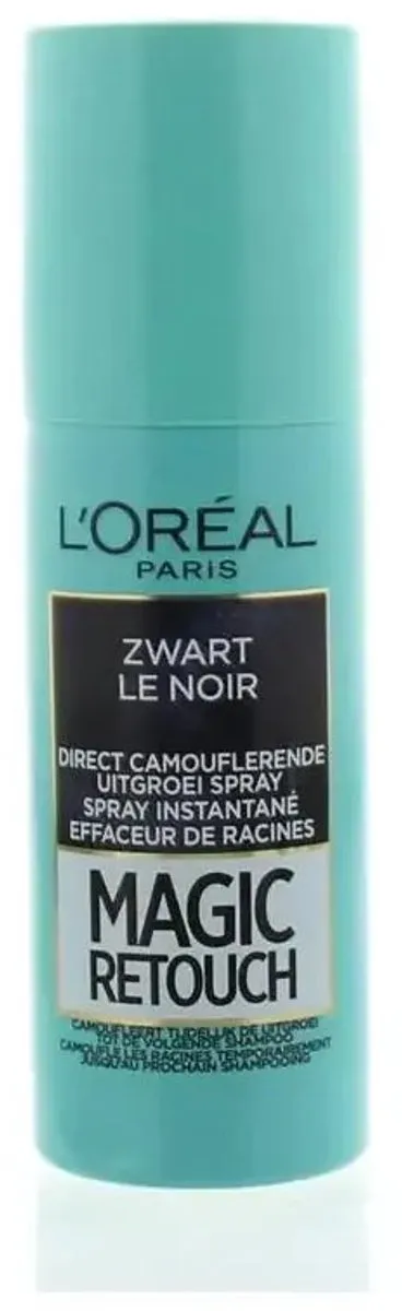 L'Oréal Paris Magic Retouch Zwart Uitgroeispray 75ml