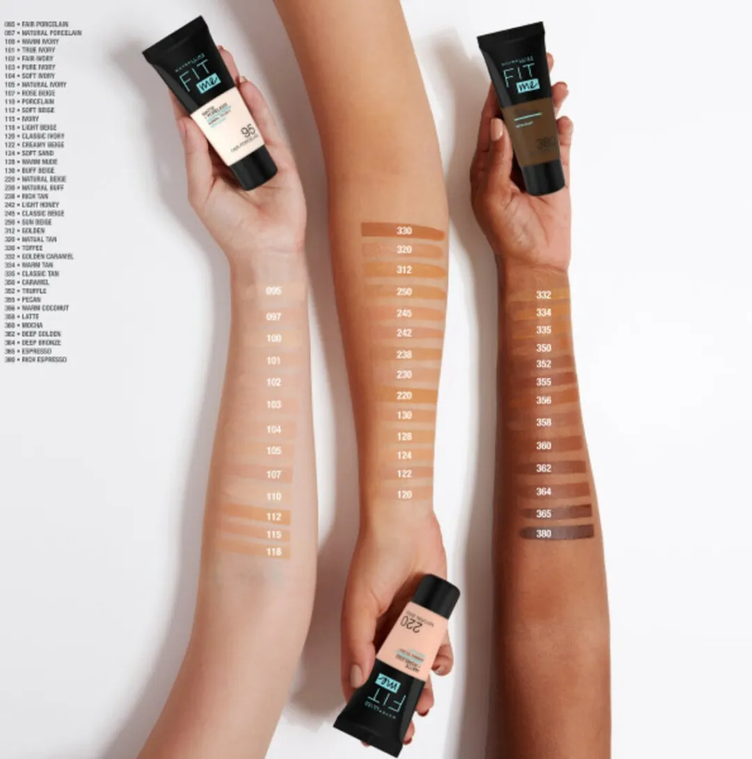 Maybelline Fit Me Matte + Poreless Foundation 355 Pecan - 30ml - afbeelding 6 van 6