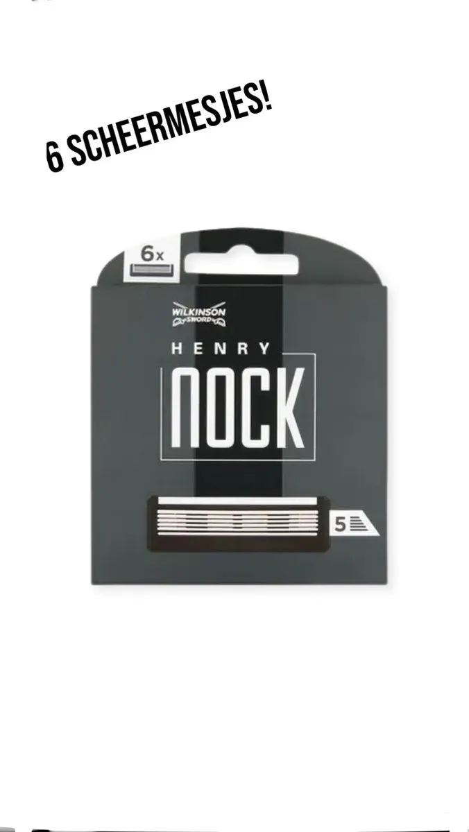 Wilkinson Sword Henry Nock 6 Scheermesjes