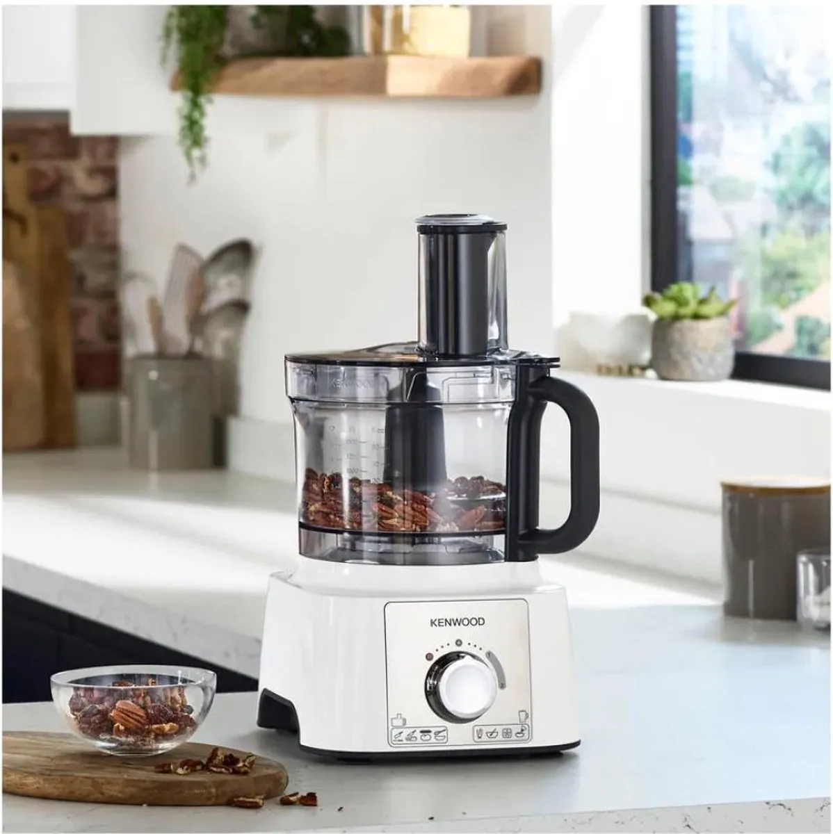 Kenwood MultiPro Express FDP65.450WH Foodprocessor 1000W - Wit - afbeelding 6 van 6