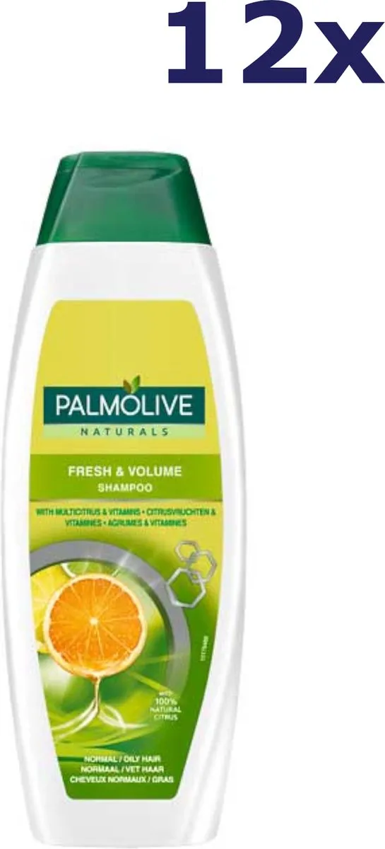 Palmolive Fresh & Volume Shampoo 350ml - 12 Stuks
