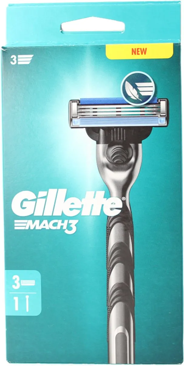 Gillette Mach3 Scheermes - 3 Stuks Groen