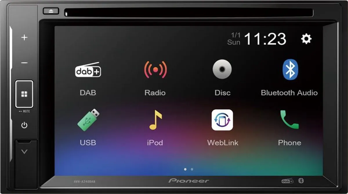 Pioneer AVH-A240DAB Autoradio 6,2" Touchscreen DAB+ Bluetooth