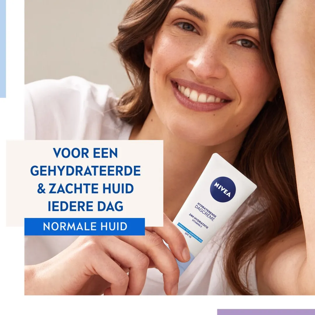 NIVEA Dagcrème Hydraterend SPF 15 - 3x50ml