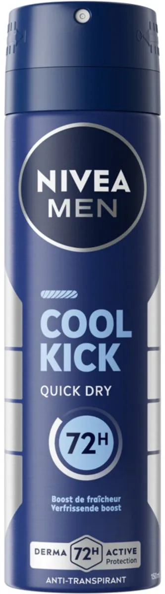 NIVEA Men Deodorant Spray Cool Kick 150ml - 7 Stuks