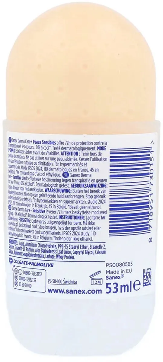 Sanex pH Balance Dermo Roller Deodorant - 660ml (12x55ml)