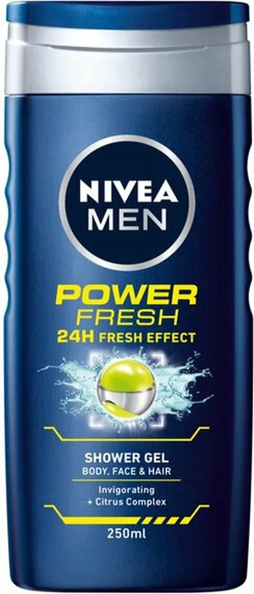 NIVEA Men Douchegel Power Refresh - 6x250ml