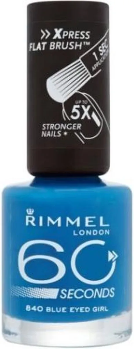 Rimmel London 60 Seconds Finish Nagellak 840 Blue