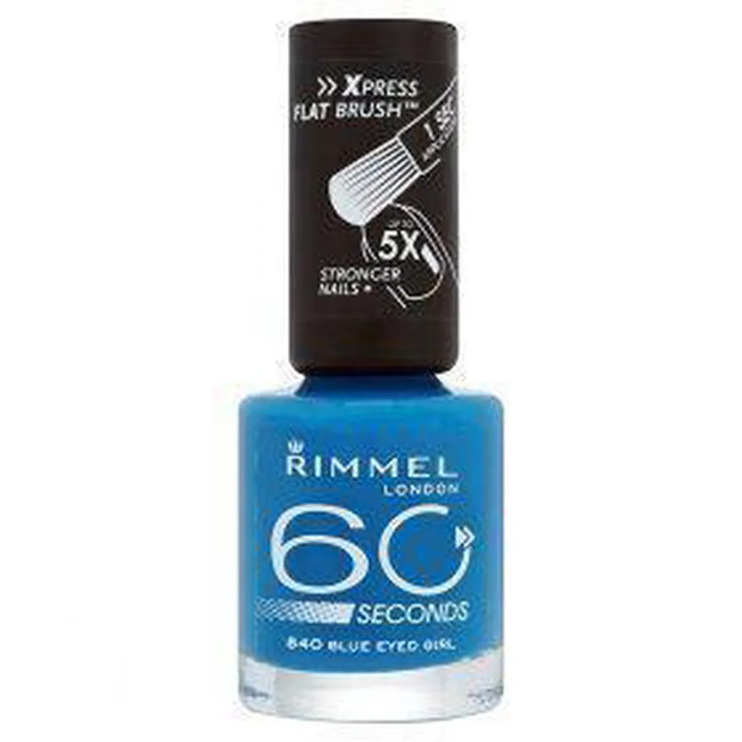 Rimmel London 60 Seconds Finish Nagellak 840 Blue - 8ml