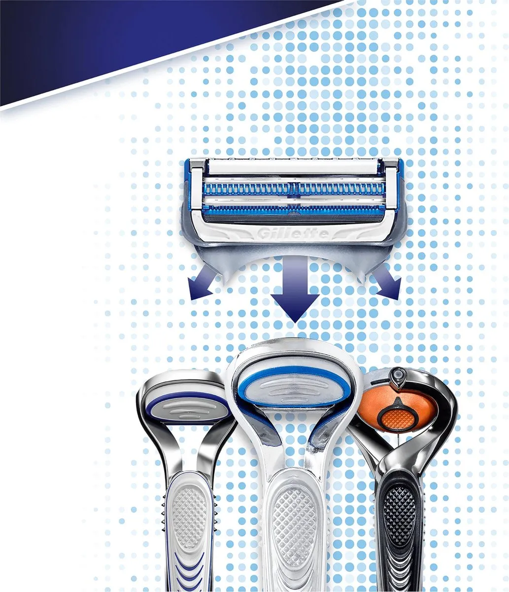 Gillette Skinguard Sensitive Scheermesjes 10 Stuks - 2 Bladen