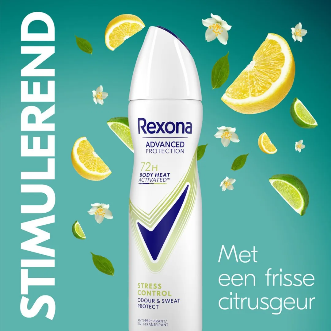 Rexona Deodorant Spray Advanced Protection Stress Control 150ml