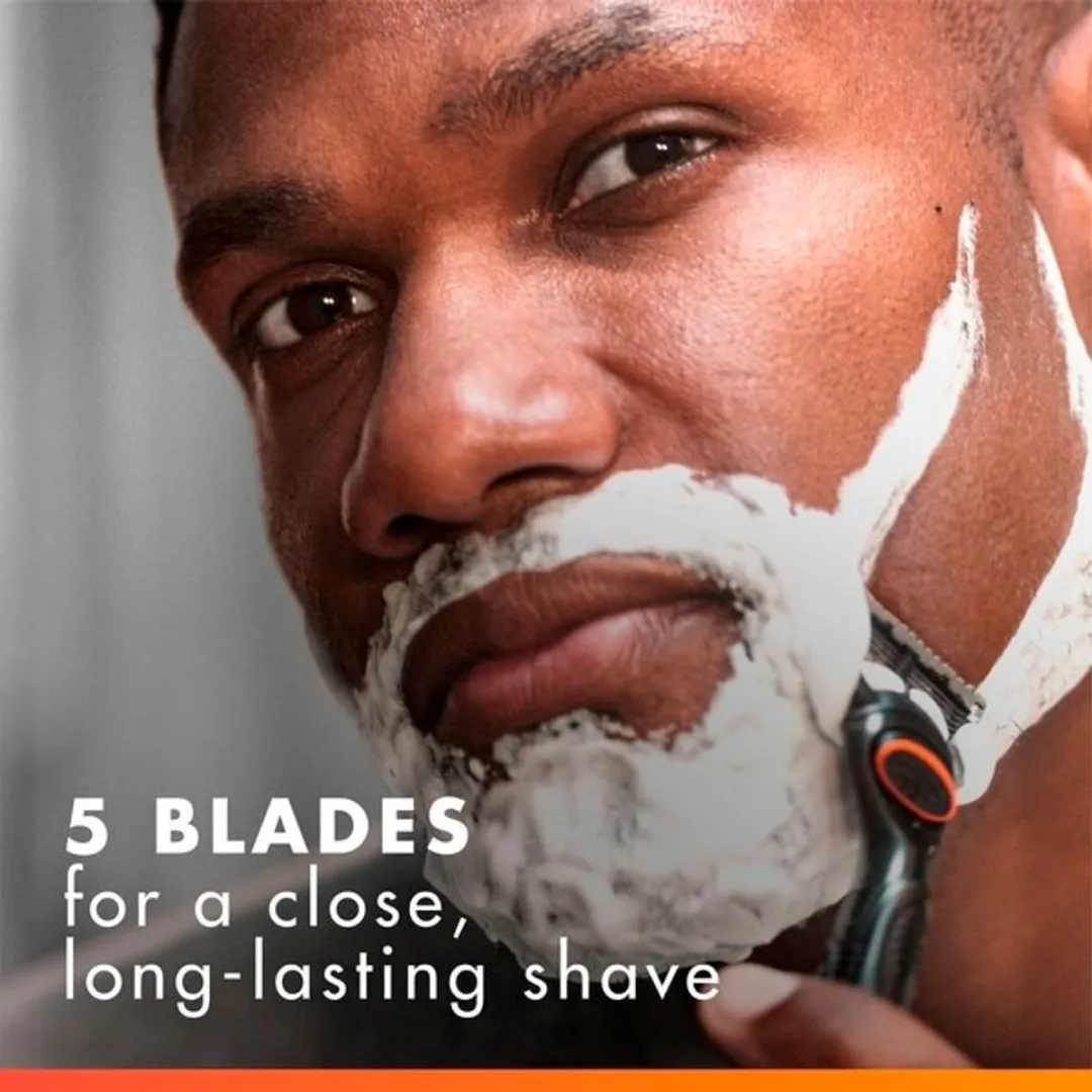 Gillette Fusion5 Power Scheerapparaat - Oranje - 1 Stuks