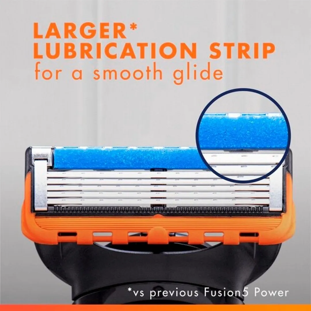 Gillette Fusion5 Power Scheerapparaat - Oranje - 1 Stuks