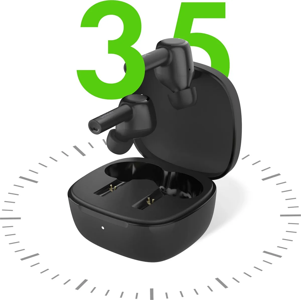 Belkin SoundForm Pulse AUC007btBLK In-ear Headset - Zwart