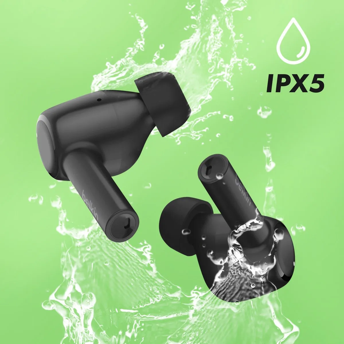 Belkin SoundForm Pulse AUC007btBLK In-ear Headset - Zwart