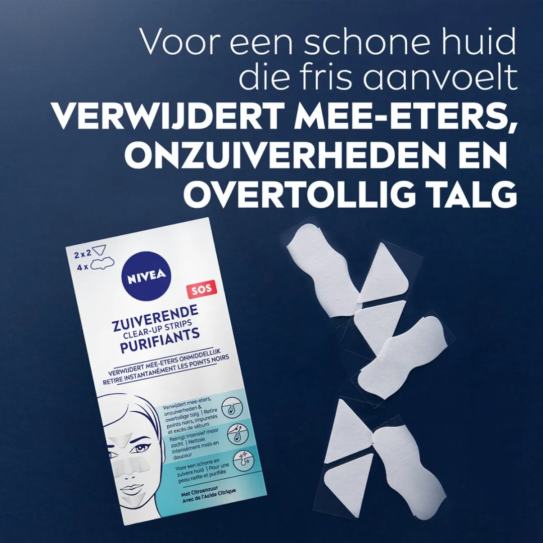 NIVEA Zuiverende Clear-up Strips 6 Stuks