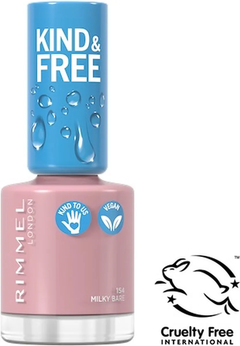 Rimmel London KIND & FREE Nagellak 154 Milky Bare - 8ml