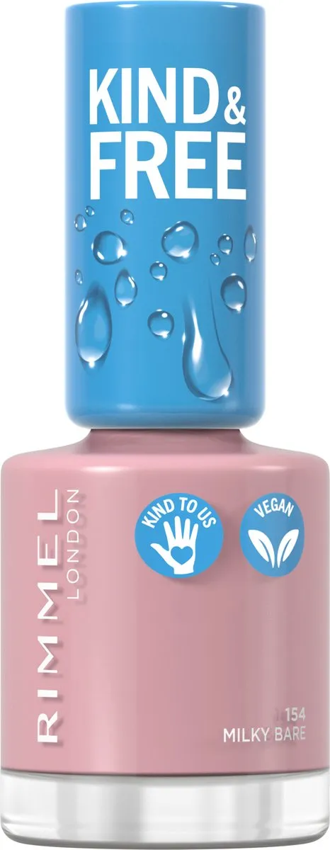 Rimmel London KIND & FREE Nagellak 154 Milky Bare - 8ml