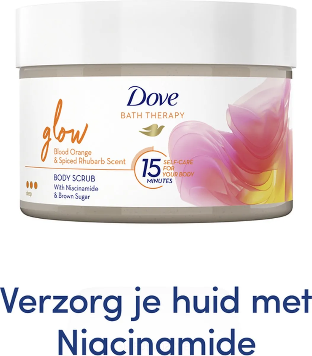 Dove Bath Therapy Glow Body Scrub 295ml