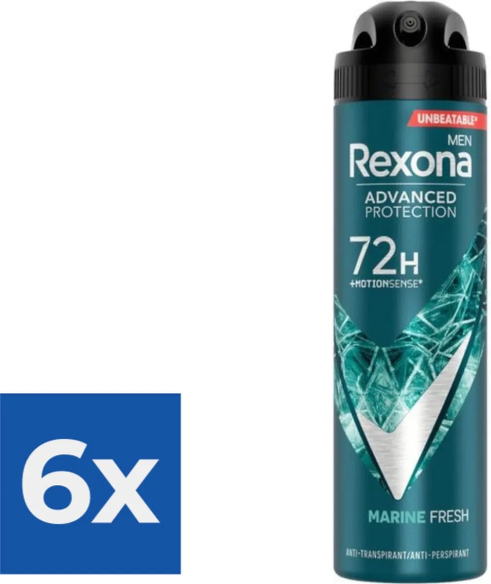 Rexona Men Marine Deospray 150ml - 6 Stuks